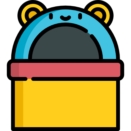 ごみ Kawaii Lineal color icon