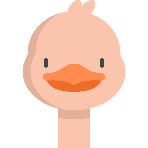 Ostrich Kawaii Flat icon