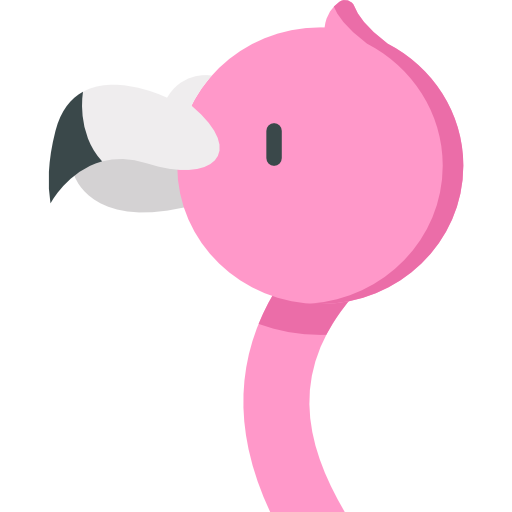 Flamingo Kawaii Flat icon