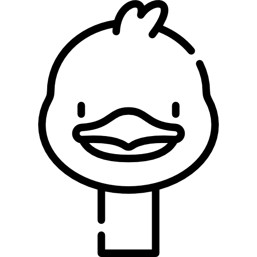 struś Kawaii Lineal ikona