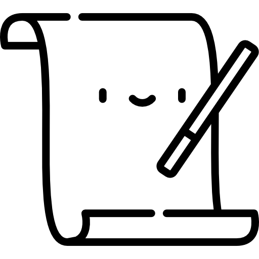 Пергамент Kawaii Lineal иконка