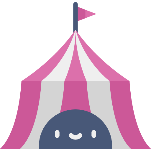 Tent Kawaii Flat icon