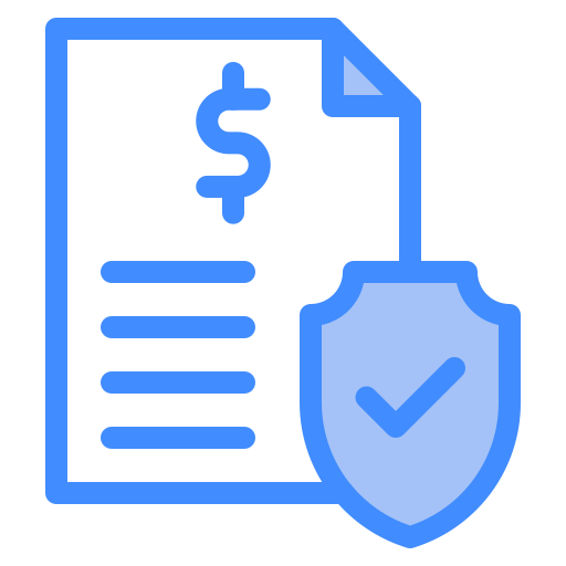 privacy policy Generic Blue icon