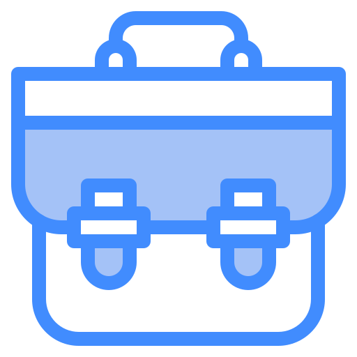 Briefcase Generic Blue icon