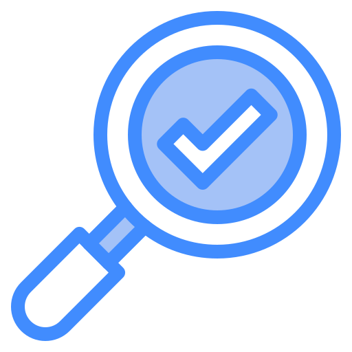 Verification Generic Blue icon