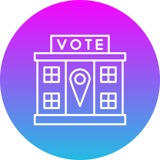 Polling place Generic Flat Gradient icon