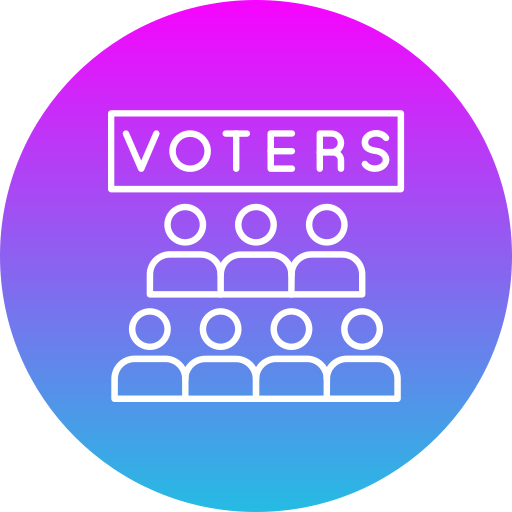 Voters Generic Flat Gradient icon
