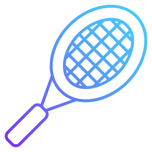 テニスラケット Generic Gradient icon