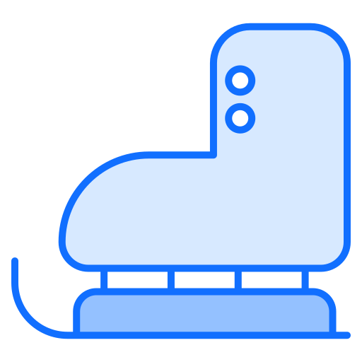 Ice Skate Generic Blue icon