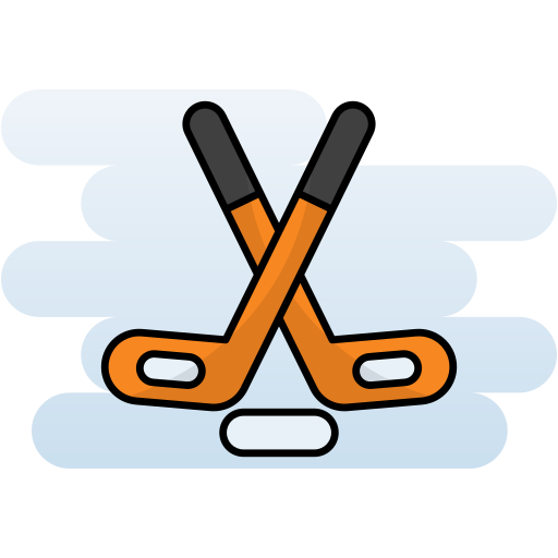 hockey no gelo Generic Rounded Shapes Ícone