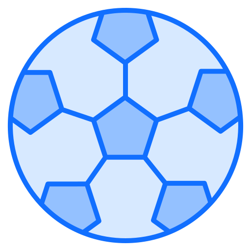 Футбольный мяч Generic Blue иконка