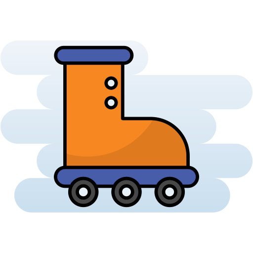 Roller Skate Generic Rounded Shapes icon