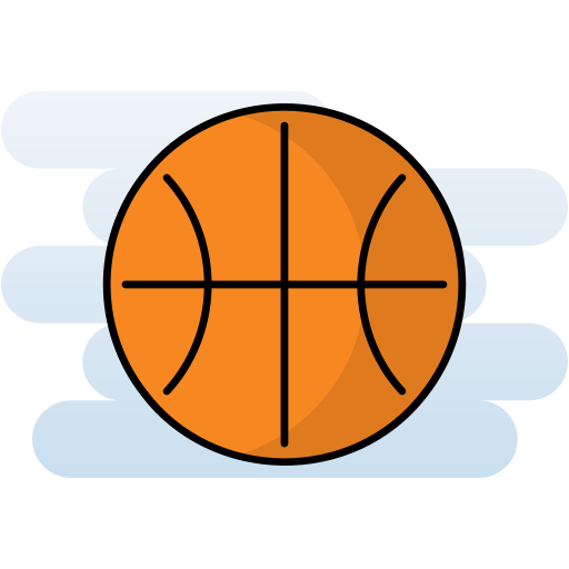 basketbal Generic Rounded Shapes icoon