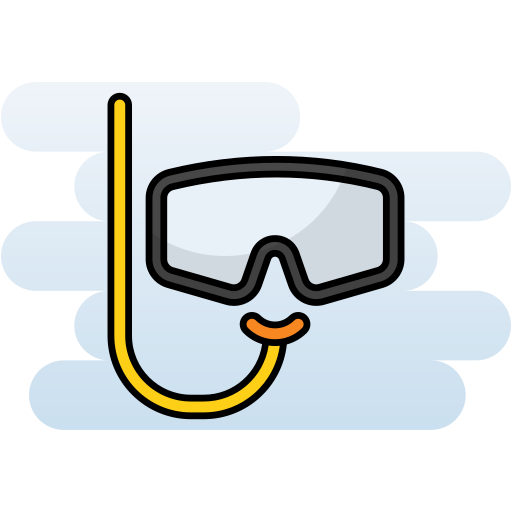 Swimming Glasses Generic Rounded Shapes icon