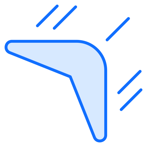 Boomerang Generic Blue icon