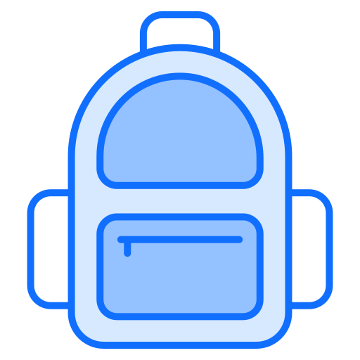 Backpack Generic Blue icon