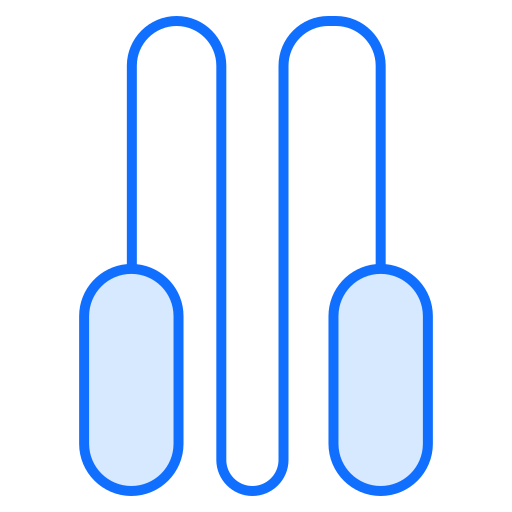 Skipping rope Generic Blue icon
