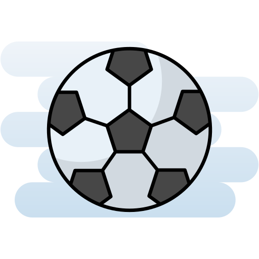 palla da calcio Generic Rounded Shapes icona