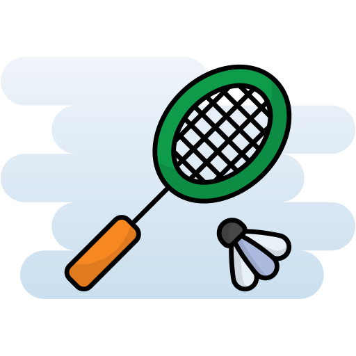 Badminton Generic Rounded Shapes icon