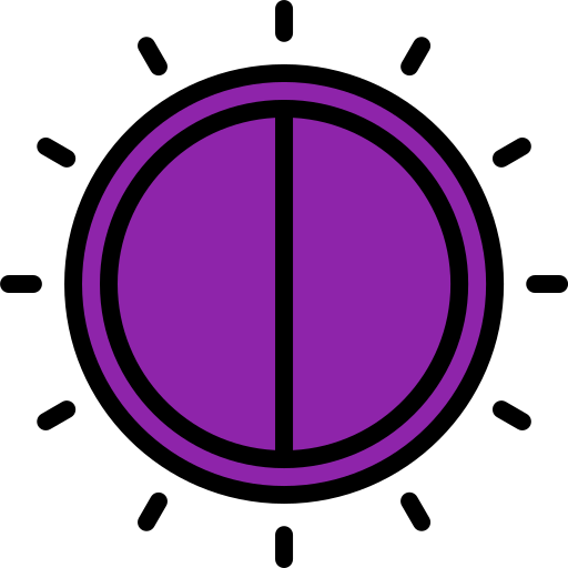 Contrast Generic Outline Color icon