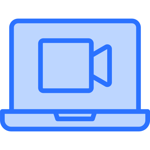 videollamada Generic Blue icono