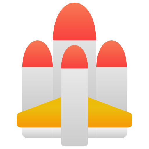 rakete Generic Flat Gradient icon