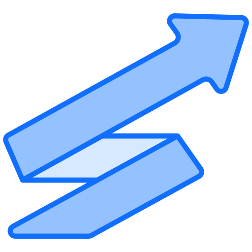 上矢印 Generic Blue icon