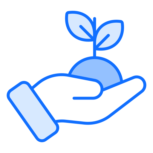 plantkunde Generic Blue icoon