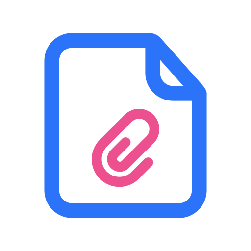 ファイルを添付する Generic Outline Color icon