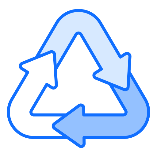 recyclebaar Generic Blue icoon