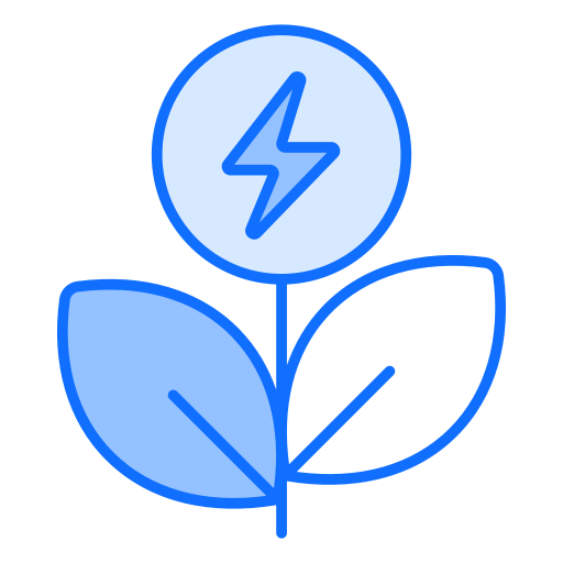 친환경 에너지 Generic Blue icon