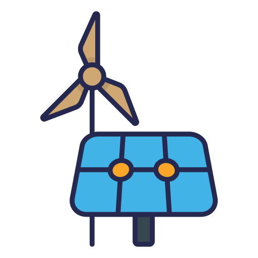 太陽光エネルギー Generic Outline Color icon