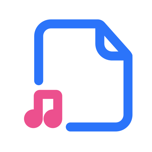 音楽 Generic Outline Color icon