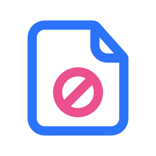 制限 Generic Outline Color icon