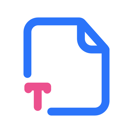 フォントファイル Generic Outline Color icon