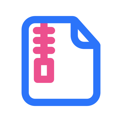 zipファイル Generic Outline Color icon