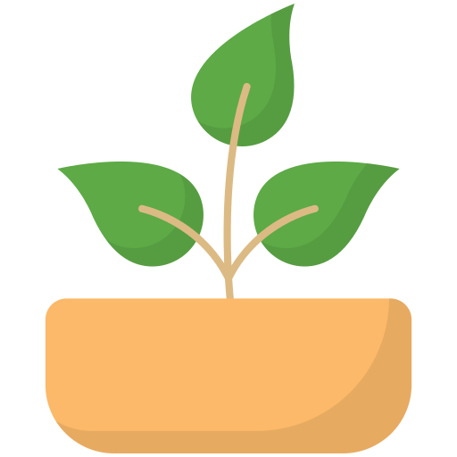 Plant Pot Generic Flat icon