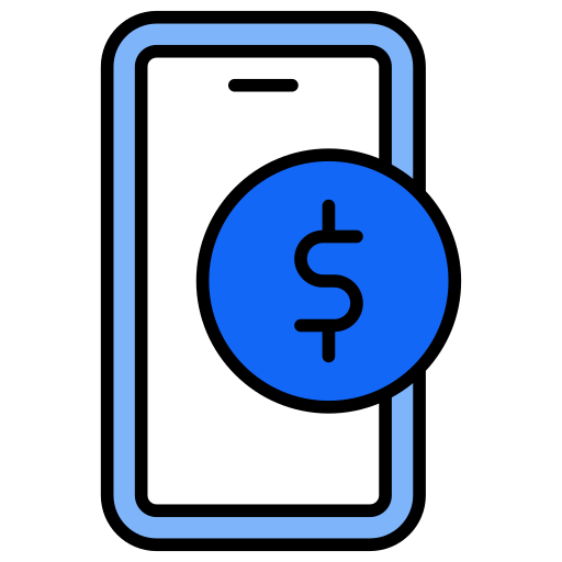 pagamento mobile Generic Outline Color icona