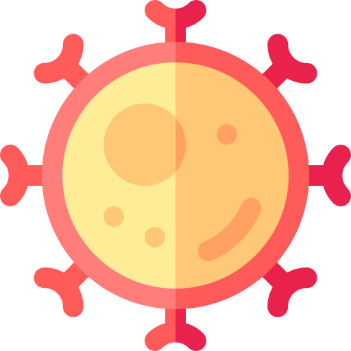 Virus Basic Rounded Flat icon