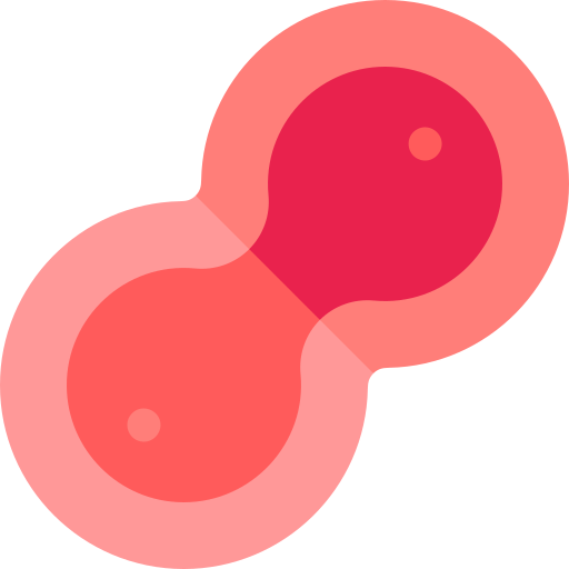 세포 분열 Basic Rounded Flat icon