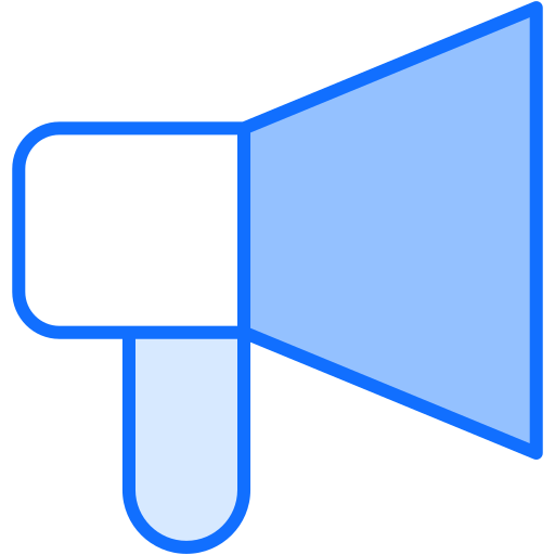 마케팅 Generic Blue icon