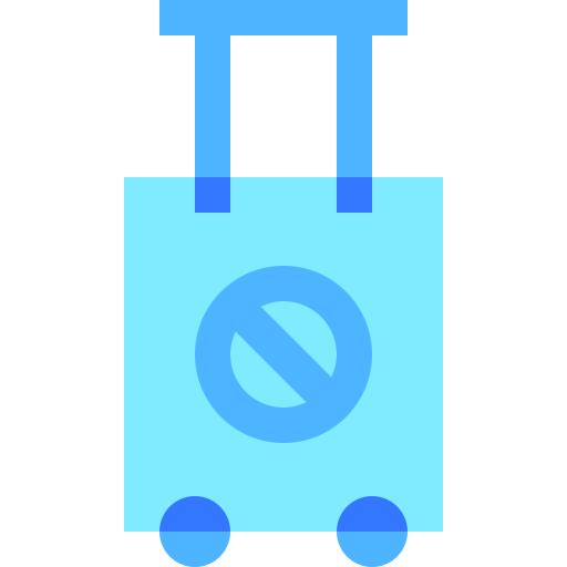 No travelling Basic Sheer Flat icon