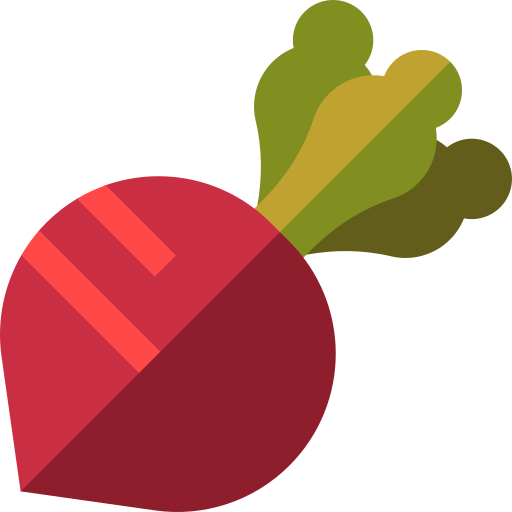 rote beete Basic Straight Flat icon