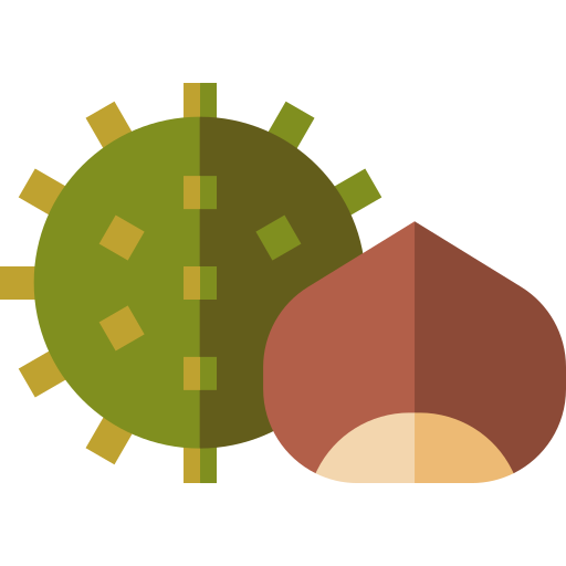 Chestnut Basic Straight Flat icon