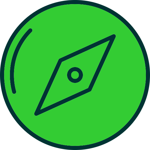Cardinal point Generic Outline Color icon