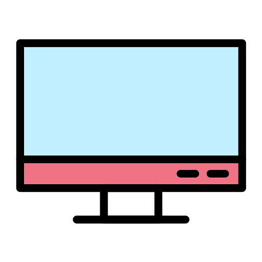 Computer Generic Outline Color icon