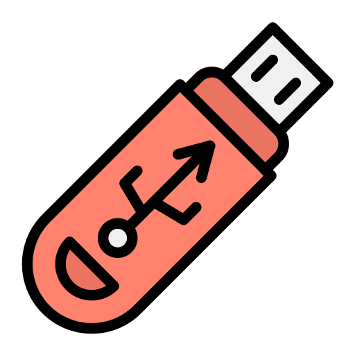 pendrive Generic Outline Color иконка
