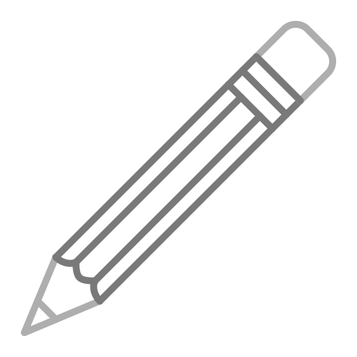 lápis Generic Grey Ícone