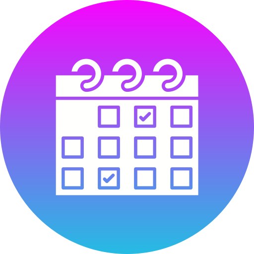calendario Generic Flat Gradient icona