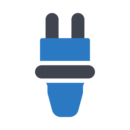 Plug in Generic Blue icon